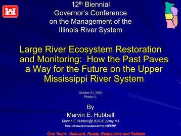 Large River Ecosystem Restoration and Monitoring - Illinois Rivers ...