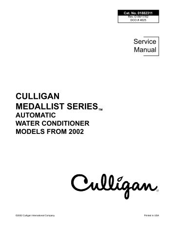 CULLIGAN MEDALLIST SERIES