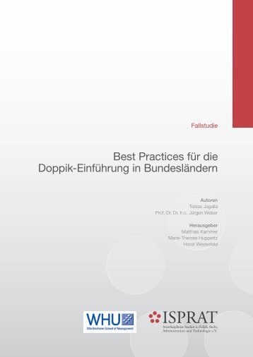 Best Practices für die Doppik-Einführung in Bundesländern ... - Isprat