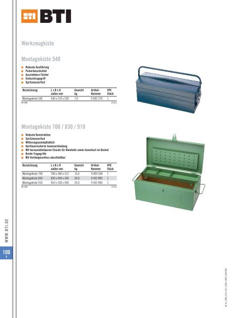 LAGER-/TRANSPORT-/BAUSTELLENBEDARF