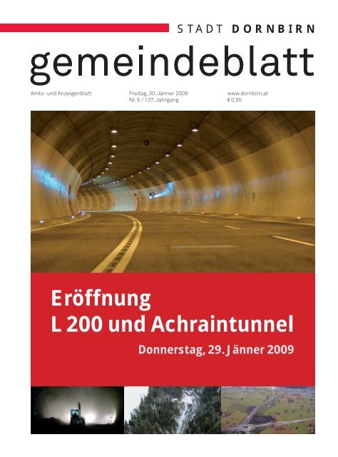 Dornbirner Gemeindeblatt KW 05 vom 30.01.2009