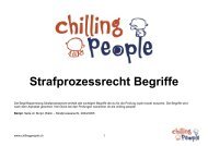 Strafprozessrecht Begriffe