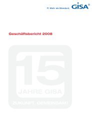 Download: Geschäftsbericht 2008 - GISA GmbH