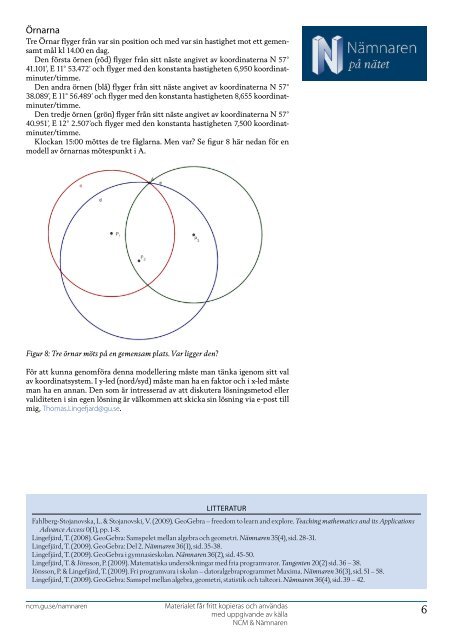 Avancerad matematik med GeoGebra