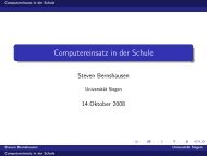 Computereinsatz in der Schule