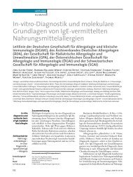 In-vitro-Diagnostik und molekulare Grundlagen von IgE ... - dgaki