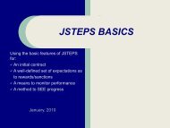 JSTEPS BASICS