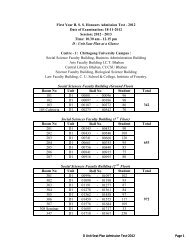 D Unit Seat Plan Admission Test-2012.xlsx - EduIcon