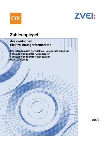 Zahlenspiegel des deutschen Elektro-Hausgerätemarktes