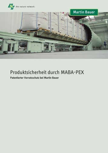 Produktsicherheit durch MABA-PEX