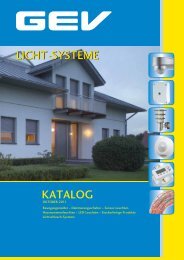 GEV Licht-Systeme Katalog 2011