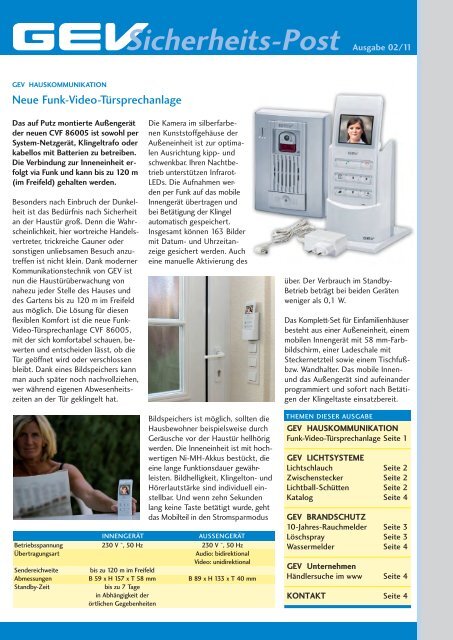 Image of GEV FMW 3552 website