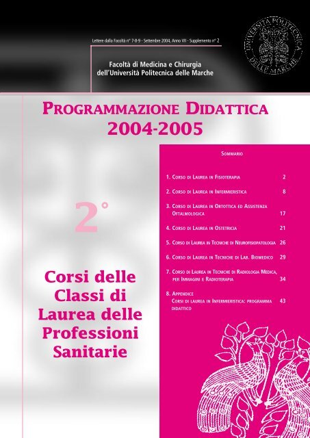 Guida alla FacoltÃ  2004-2005 (Lauree triennali) (2531 KB).pdf