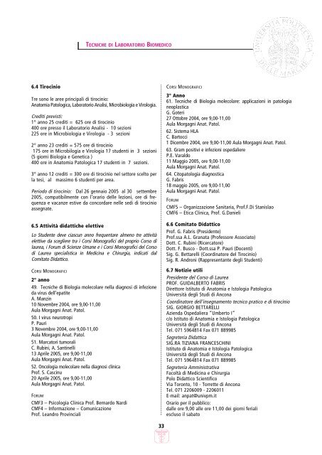 Guida alla FacoltÃ  2004-2005 (Lauree triennali) (2531 KB).pdf