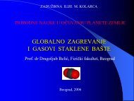 GLOBALNO ZAGREVANJE I GASOVI STAKLENE BAŠTE