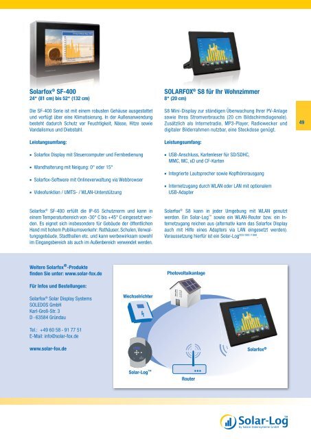 SDS Produktkatalog - VEH-Solar