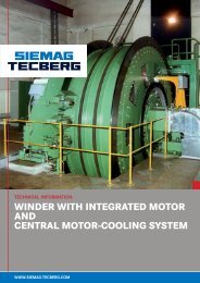Winder With integrated Motor and Central Motor ... - Siemag Tecberg