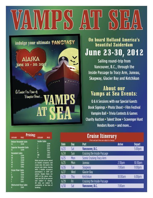 VAMPS AT SEA