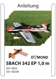 Anleitung SBACH 342 EP 1,0 m - Staufenbiel