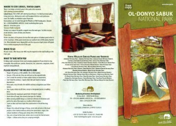 where to stay lodges, tented camps when to go what totake with you ...