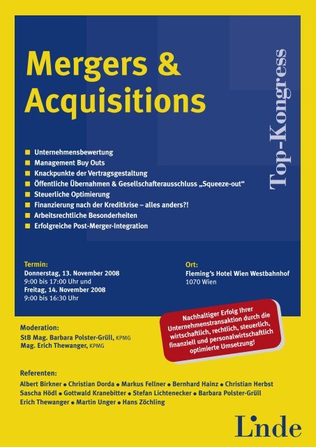 Mergers & Acquisitions - Fellner Wratzfeld & Partner Rechtsanwälte ...