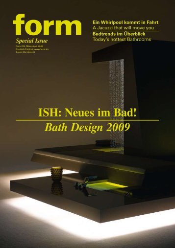 ISH: Neues im Bad! Bath Design 2009 - Form