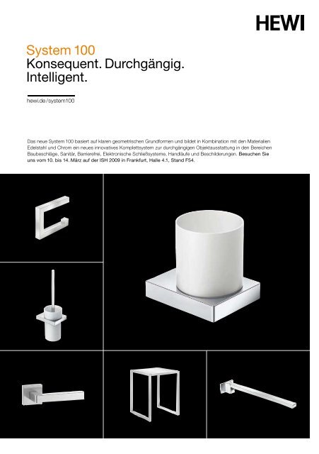 ISH: Neues im Bad! Bath Design 2009 - Form