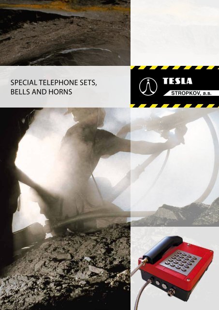 SPECIAL TELEPHONE SETS, BELLS AND HORNS - Tesla Stropkov