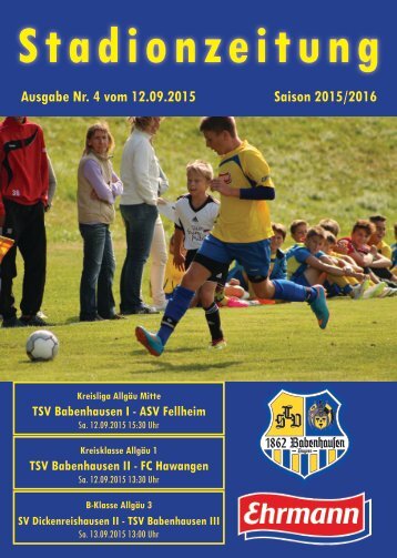 20150912 04 Stadionzeitung TSV Babenhausen - ASV Fellheim