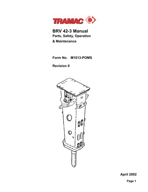 BRV 42-3 Manual - Tramac
