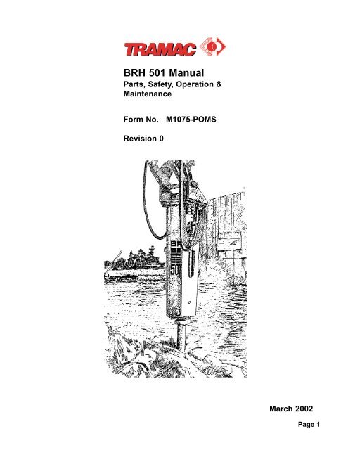 BRH 501 Manual