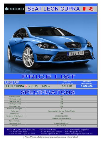 LEON CUPRA 2.0 TSI