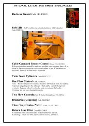 optional extras for front end loaders - Catford Engineering