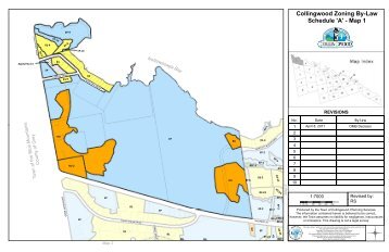 Collingwood Zoning By-Law Schedule 'A' - Map 1 - Town of ...