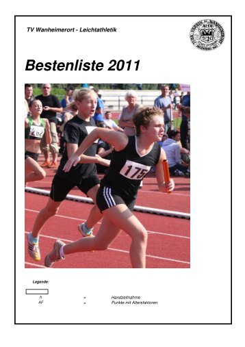 Bestenliste 2011