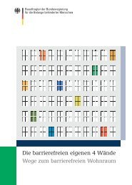 Die barrierefreien eigenen 4 Wände - Beauftragter der ...