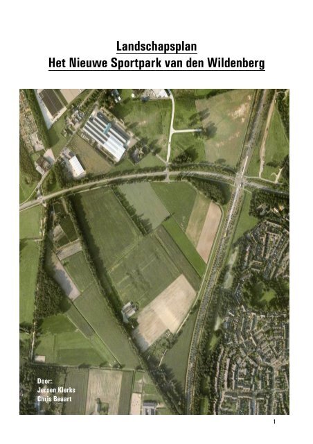 Het Nieuwe Sportpark van den Wildenberg