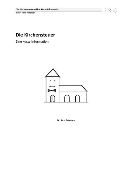 Die Kirchensteuer – Eine kurze Information - Evangelische Kirche in ...