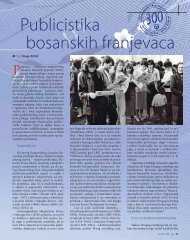 Publicistika bosanskih franjevaca