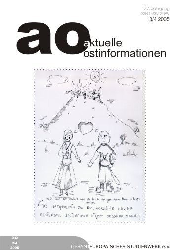 ao 3/4 2005 - Gesamteuropäisches Studienwerk e.V. (GESW)