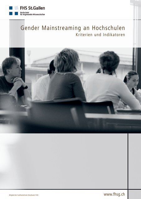 Gender Mainstreaming an Hochschulen - Bundesamt für ...