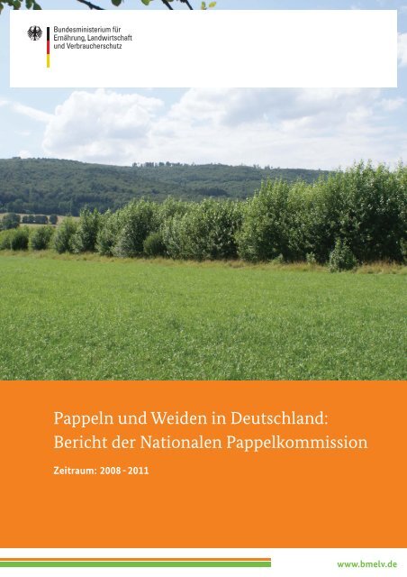 Pappeln und Weiden in Deutschland: Bericht der Nationalen - BMELV