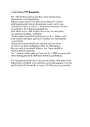 Amtsblatt Berichte der Saison 2010 - 2011 - TTV Ingersheim