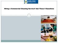 Hiring a Commercial Cleaning Service Ask These 5 Questions