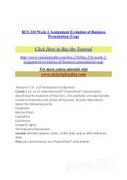 BUS 210 Week 2 Assignment Evolution of Business Presentation /Tutorialoutlet