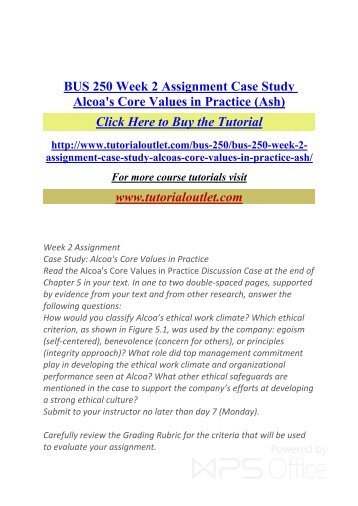 case study approaches to ethical dilemmas bshs 335 case study approaches to ethical dilemmas bshs 335