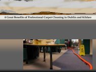 4 Great Benefits of Professional Carpet Cleaning in Dublin and Kildare