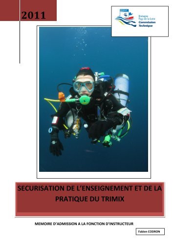 SÃ©curisation de la pratique et de l'enseignement du trimix ... - CIBPL