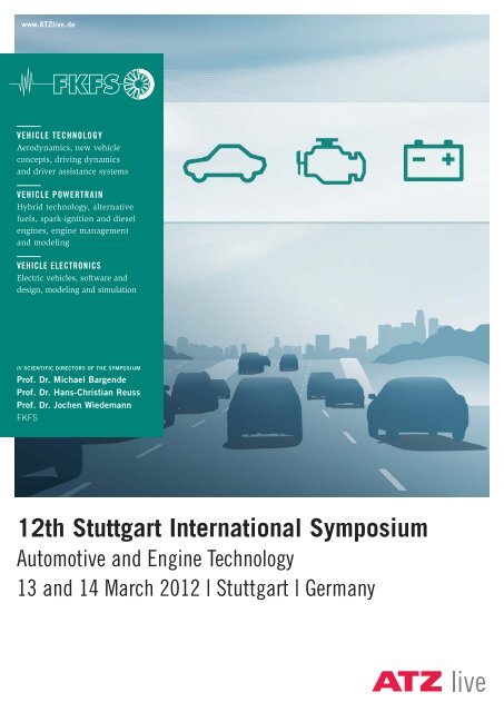 12th Stuttgart International Symposium - FKFS