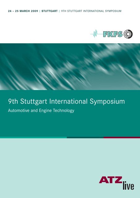 9th Stuttgart International Symposium Fkfs